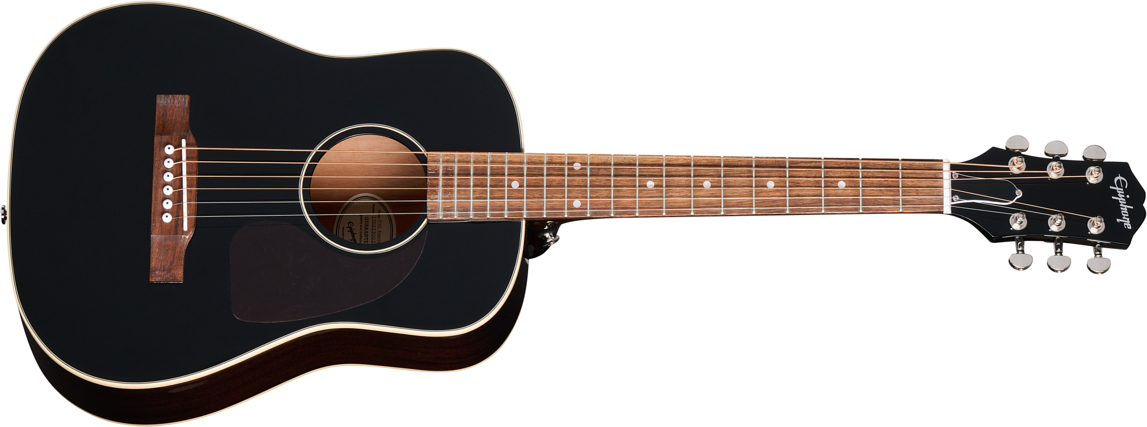 Epiphone J-45 Express Modern Dreadnought 7/8 Shsc Epicea Acajou Lau - Ebony - Volksgitaar - Main picture