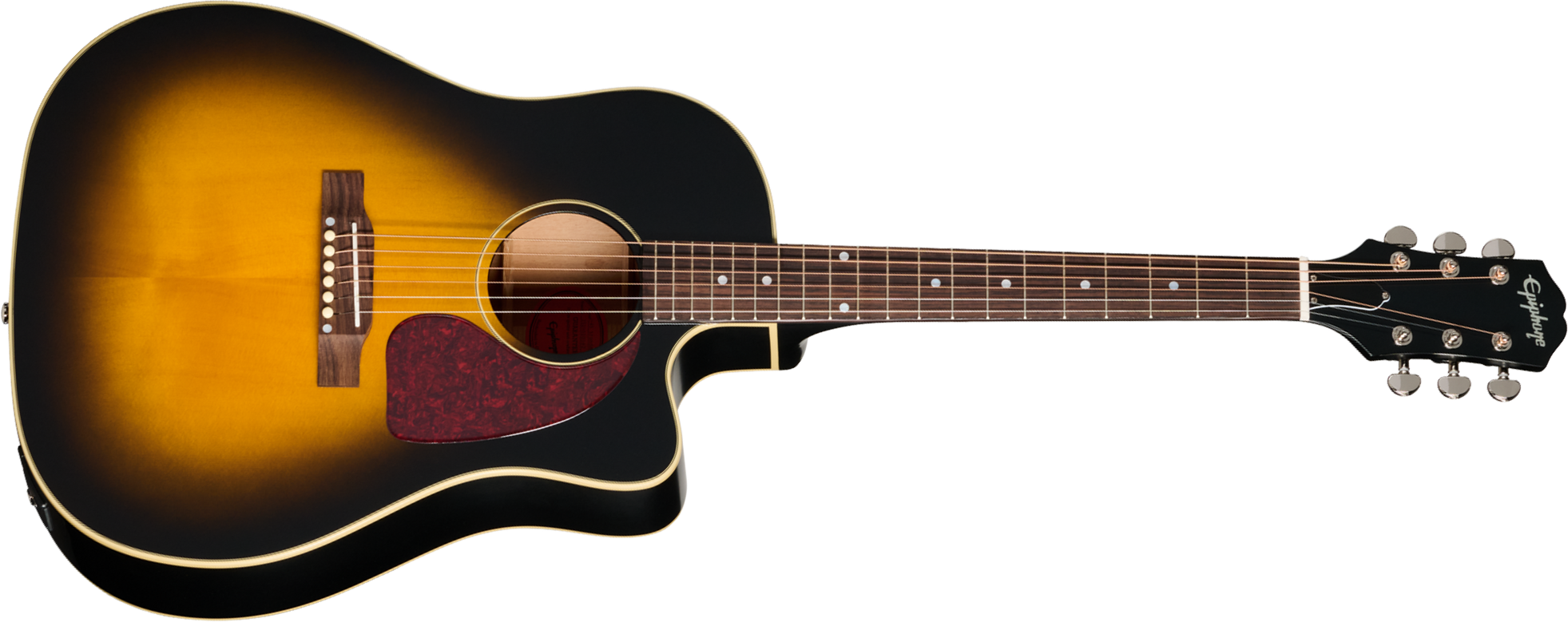 Epiphone J45 Standard Ec Ibg Dreadnought Cw Epicea Acajou Rw - Vintage Sunburst - Folk gitaar - Main picture