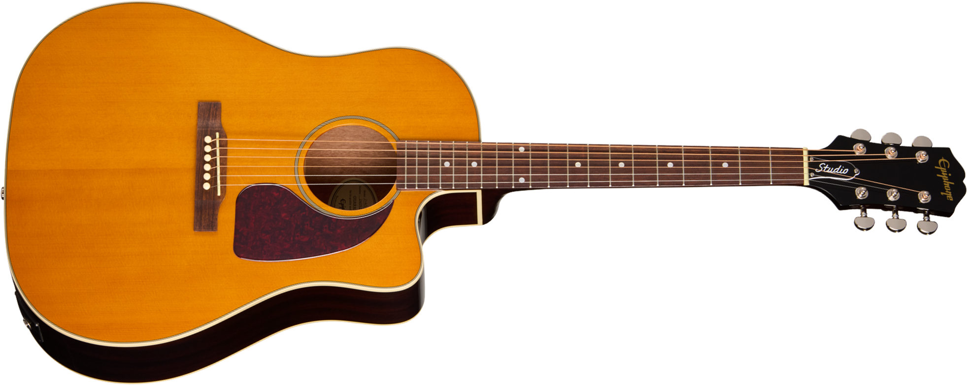 Epiphone J45 Studio Ec Ibg Dreadnought Epicea Acajou Rw - Natural - Folk gitaar - Main picture