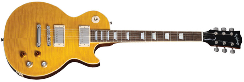 Epiphone Kirk Hammett Les Paul Standard 1959 Greeny Signature 2h Ht Rw - Greeny Burst - Enkel gesneden elektrische gitaar - Main picture