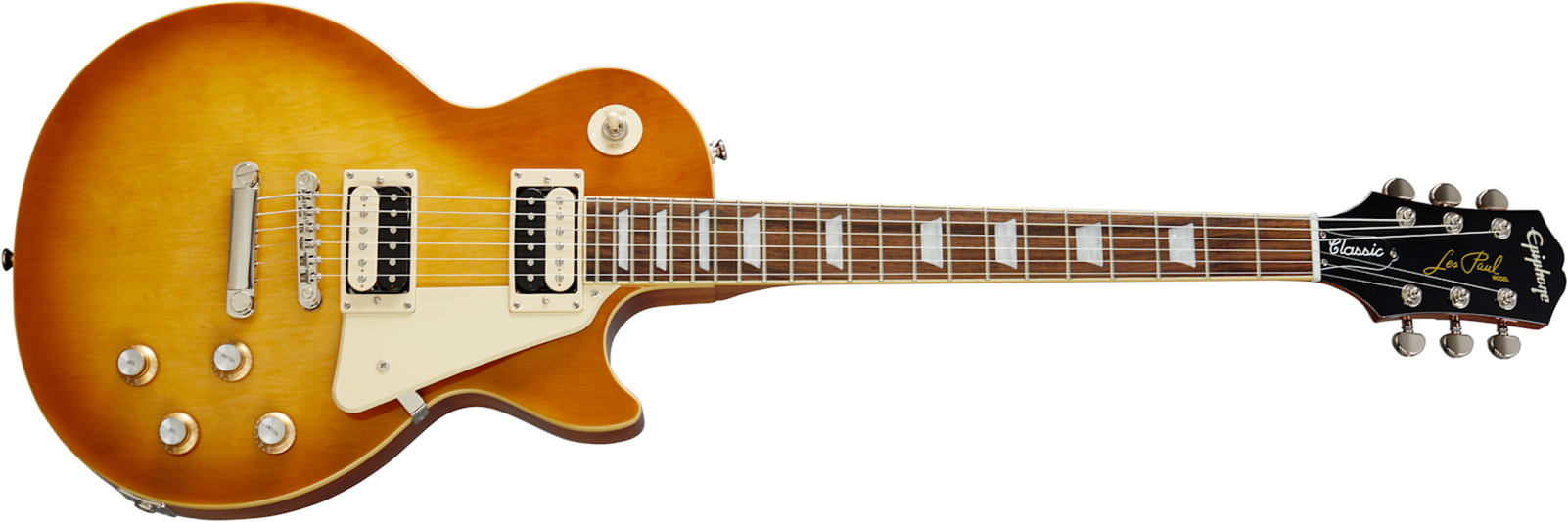 Epiphone Les Paul Classic Modern 2020 2h Ht Lau - Honey Burst - Enkel gesneden elektrische gitaar - Main picture