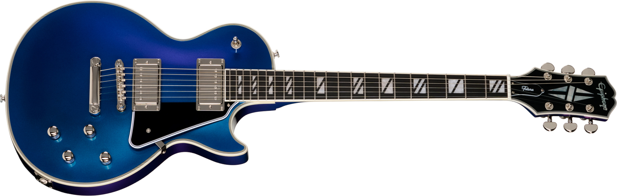 Epiphone Les Paul Custom Futura Ibg 2h Ht Eb - Twilight Shift - Single cut gitaar - Main picture