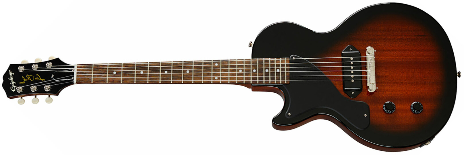 Epiphone Les Paul Junior Lh Gaucher 1s P90 Ht Rw - Vintage Sunburst - Linkshandige elektrische gitaar - Main picture