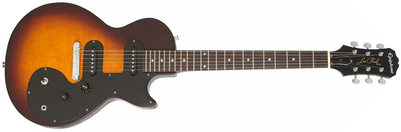 Epiphone Les Paul Melody Maker E1 2s Ht - Vintage Sunburst - Enkel gesneden elektrische gitaar - Main picture