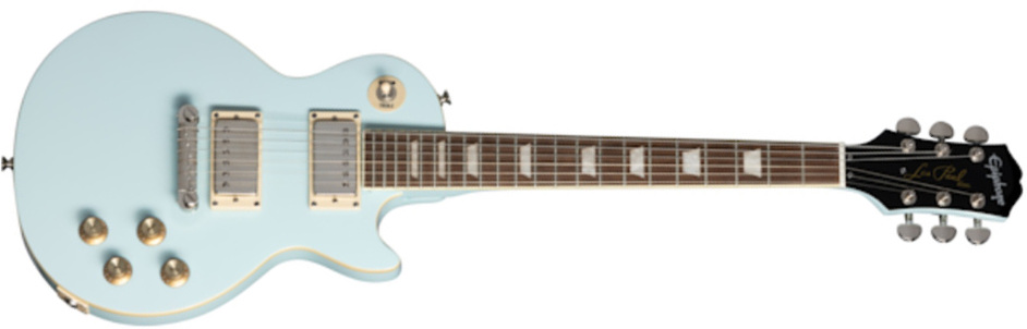 Epiphone Les Paul Power Players 2h Ht Lau - Ice Blue - Enkel gesneden elektrische gitaar - Main picture