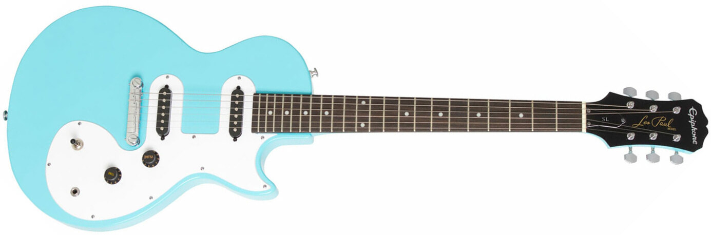 Epiphone Les Paul Sl Ss Ht - Pacific Blue - Enkel gesneden elektrische gitaar - Main picture