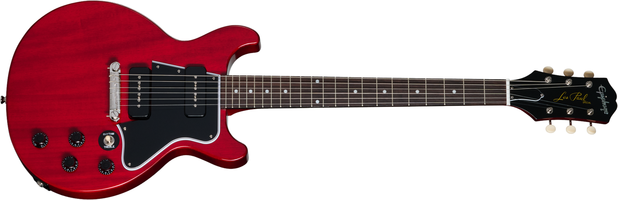 Epiphone Les Paul Special Double Cut Dc Ibg 2s P90 Ht Rw - Cherry Red - Double cut gitaar - Main picture
