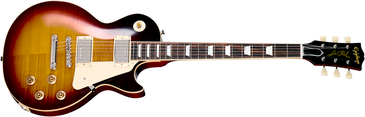 Epiphone Les Paul Standard 1959 Reissue Igc 2h Gibson Ht Rw - Dark Burst - Single cut gitaar - Main picture