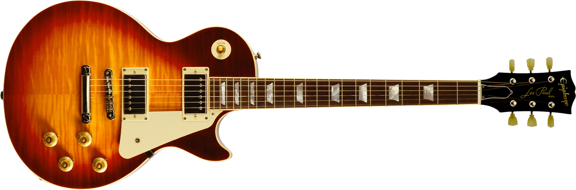 Epiphone Les Paul Standard 1959 Reissue Igc 2h Gibson Ht Rw - Royal Teaburst - Single cut gitaar - Main picture