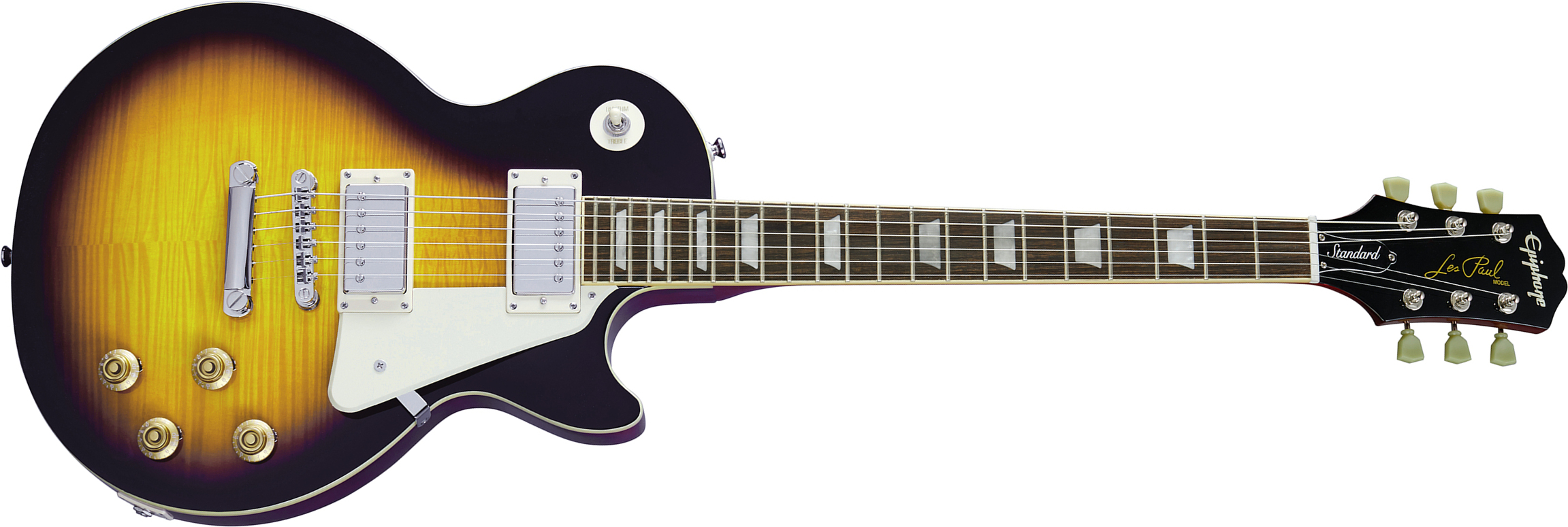 Epiphone Les Paul Standard 50s 2h Ht Rw - Vintage Sunburst - Enkel gesneden elektrische gitaar - Main picture