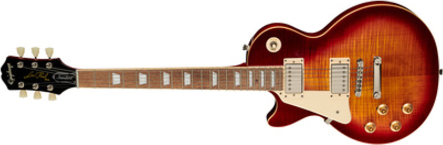Epiphone Les Paul Standard 50s Gaucher 2h Ht Rw - Heritage Cherry Sunburst - Linkshandige elektrische gitaar - Main picture