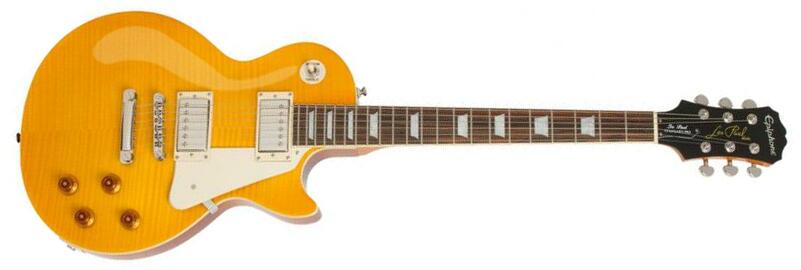 Epiphone Les Paul Standard Plus Top Pro Ltd Ch - Antique Natural - Enkel gesneden elektrische gitaar - Main picture