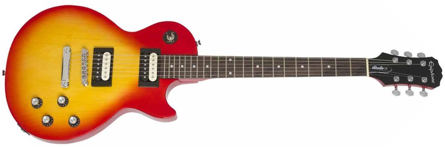 Epiphone Les Paul Studio Lt 2h Ht Rw - Heritage Cherry Sunburst - Enkel gesneden elektrische gitaar - Main picture