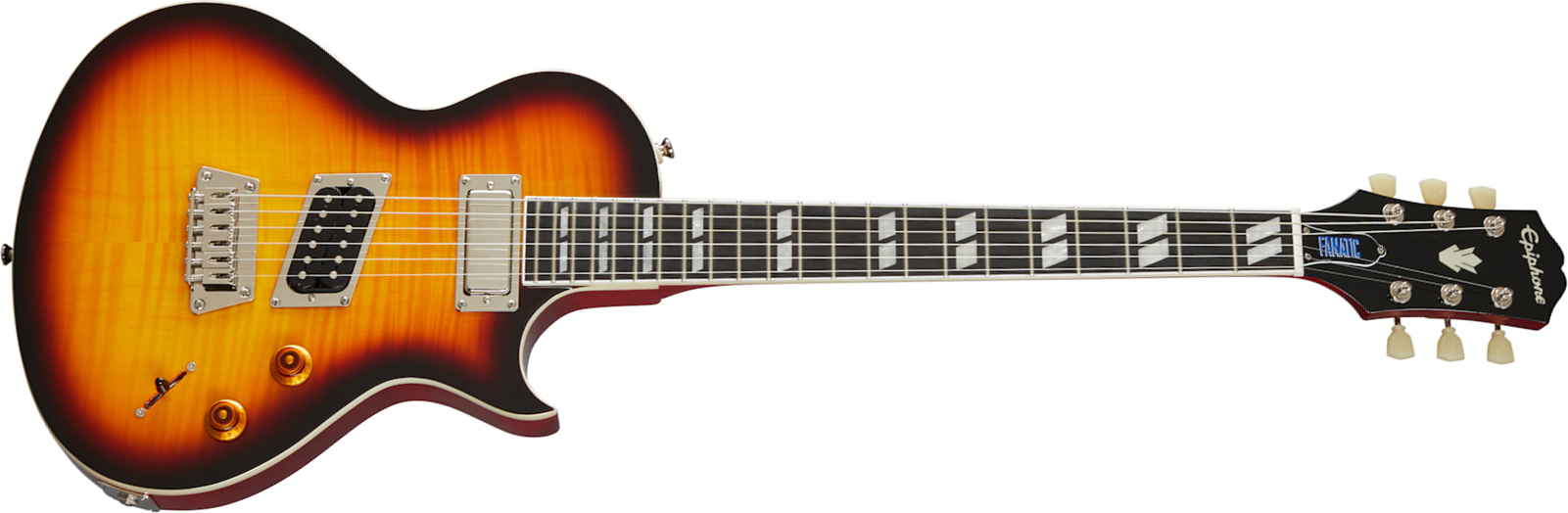 Epiphone Nancy Wilson Fanatic Signature Hmh Ht Eb - Fireburst - Enkel gesneden elektrische gitaar - Main picture