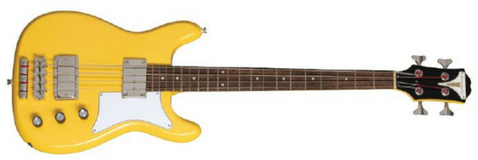 Epiphone Newport Bass Lau - Sunset Yellow - Solid body elektrische bas - Main picture