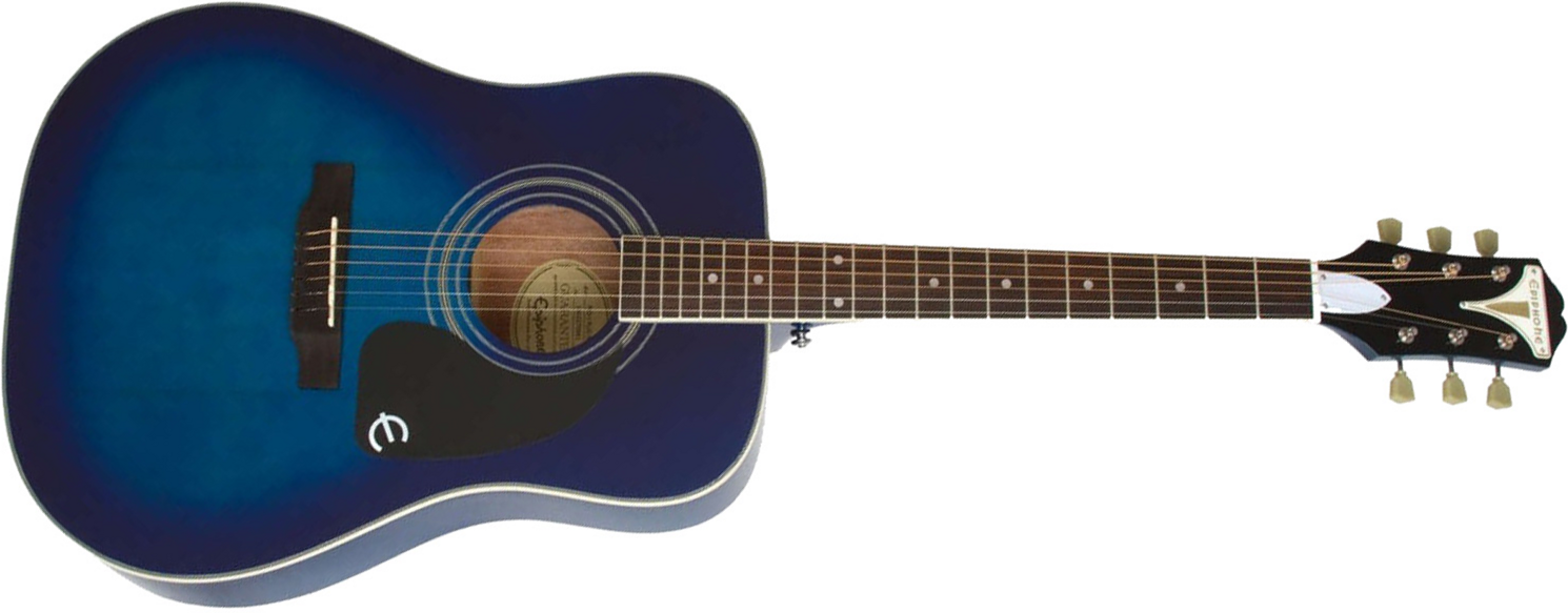 Epiphone Pro-1 Acoustic Dreadnought Epicea Acajou - Blueburst - Westerngitaar & electro - Main picture