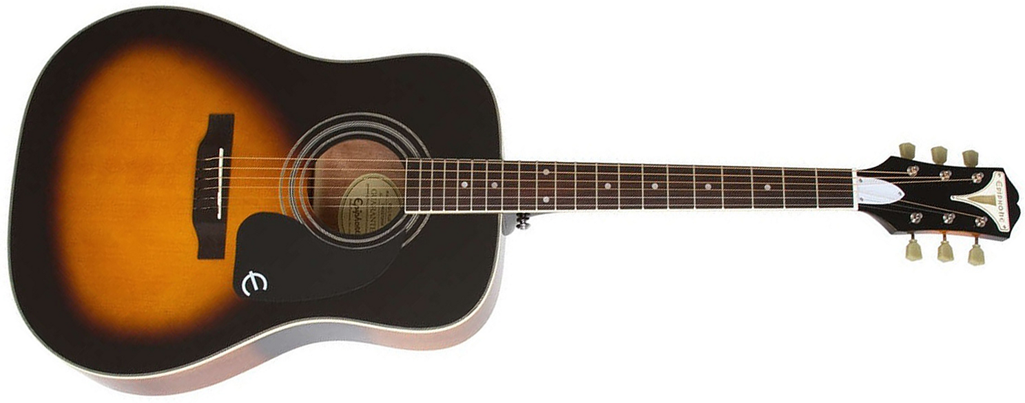 Epiphone Pro-1 Acoustic Dreadnought Epicea Acajou 2016 - Vintage Sunburst - Westerngitaar & electro - Main picture