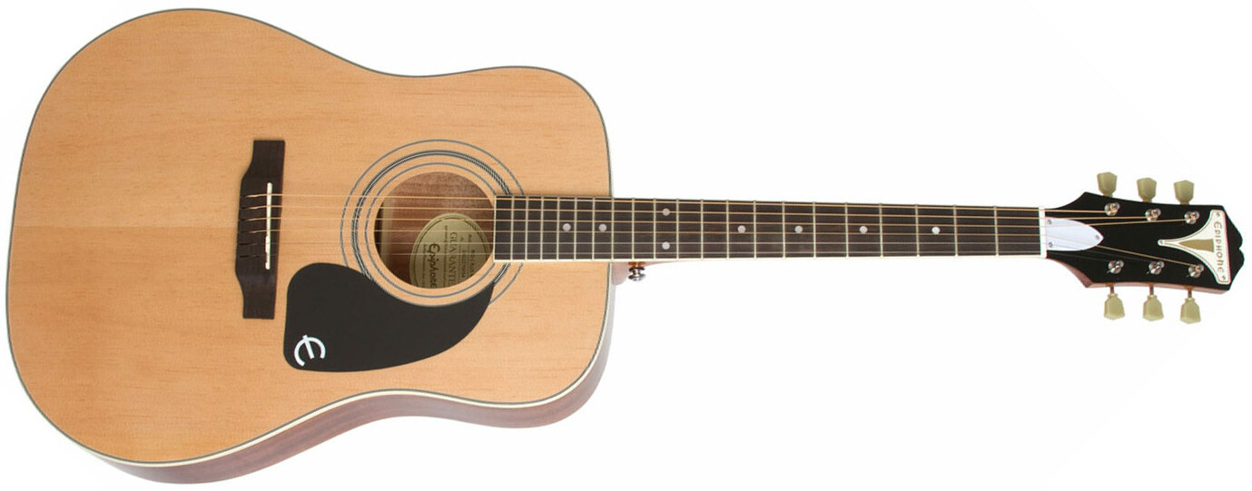 Epiphone Pro-1 Plus Acoustic Dreadnought Epicea Acajou - Natural - Westerngitaar & electro - Main picture