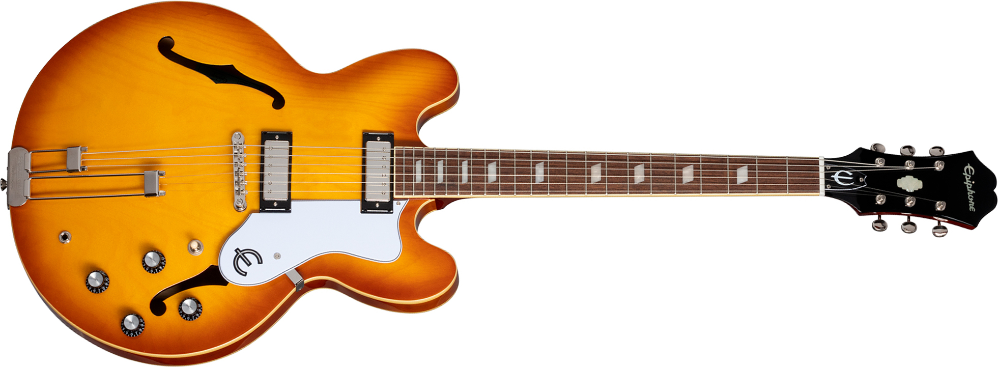 Epiphone Riviera Original Archtop 2mh Ht Rw - Royal Tan - Semi hollow elektriche gitaar - Main picture