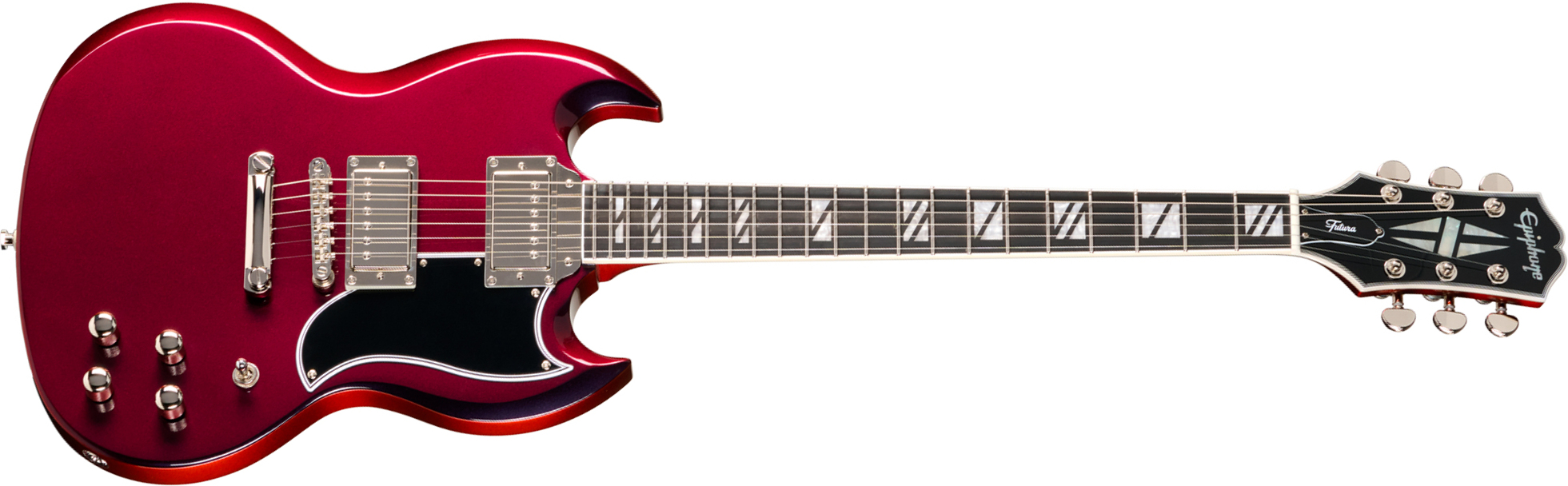 Epiphone Sg Custom Futura Ibg 2h Ht Rw - Midnight Ember Shift - Double cut gitaar - Main picture