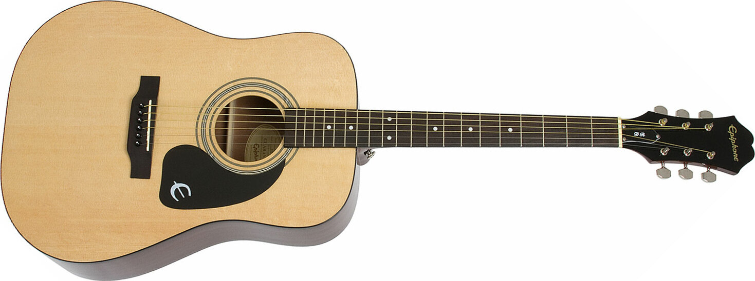 Epiphone Songmaker Dr-100 Dreadnought Epicea Acajou - Natural Gloss - Westerngitaar & electro - Main picture