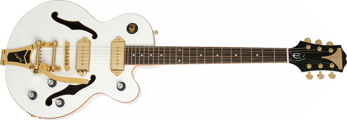 Epiphone Wildkat Royale Gh - Pearl White - Semi hollow elektriche gitaar - Main picture