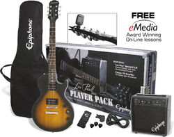 Elektrische gitaar set Epiphone Les Paul Player Pack - Vintage sunburst