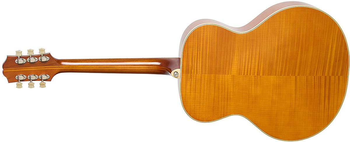 Epiphone De Luxe Classic Masterbilt Century Archtop Epicea Erable 2016 - Vintage Natural - Elektro-akoestische gitaar - Variation 2