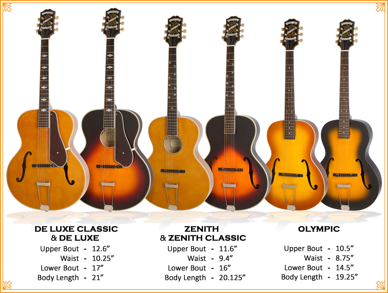 Epiphone De Luxe Classic Masterbilt Century Archtop Epicea Erable 2016 - Vintage Sunburst - Elektro-akoestische gitaar - Variation 6
