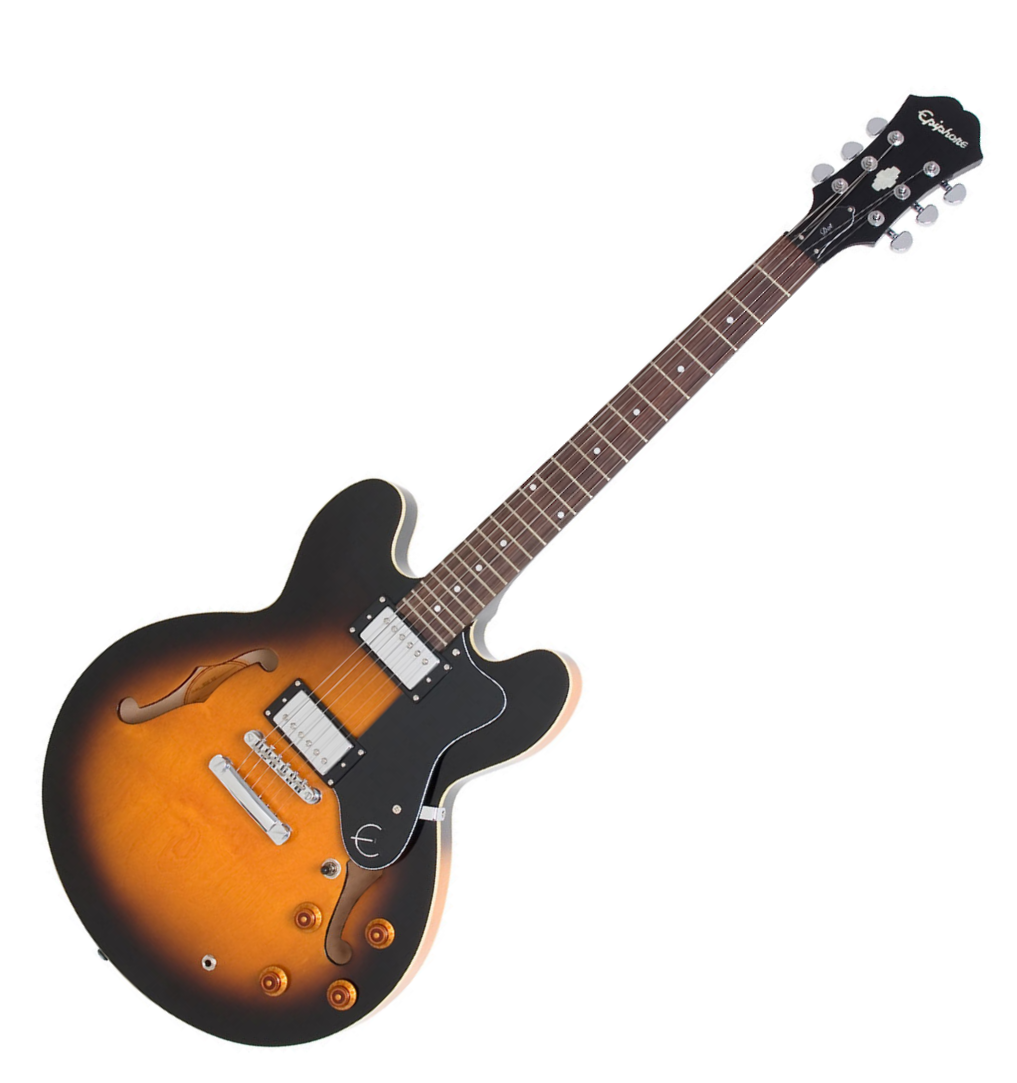 Epiphone Dot Ch - Vintage Sunburst - Semi hollow elektriche gitaar - Variation 3