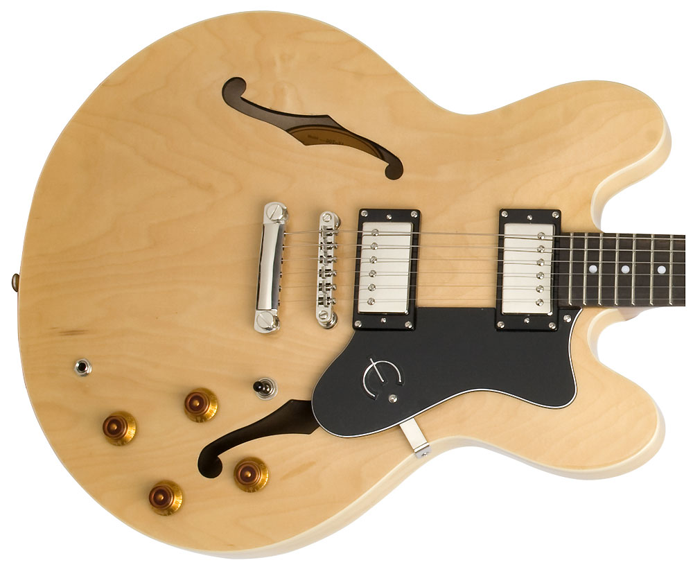 Epiphone Dot Ch - Natural - Semi hollow elektriche gitaar - Variation 2