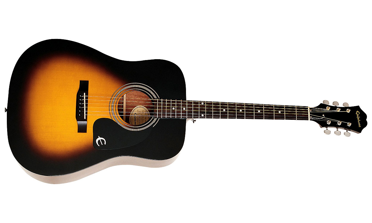 Epiphone Songmaker Dr-100 Dreadnought Epicea Acajou Pf - Vintage Sunburst - Westerngitaar & electro - Variation 1