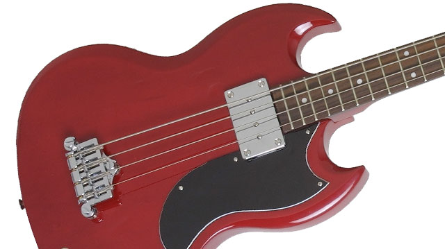 Epiphone Eb-0 Sg Bass Rw - Cherry - Solid body elektrische bas - Variation 2