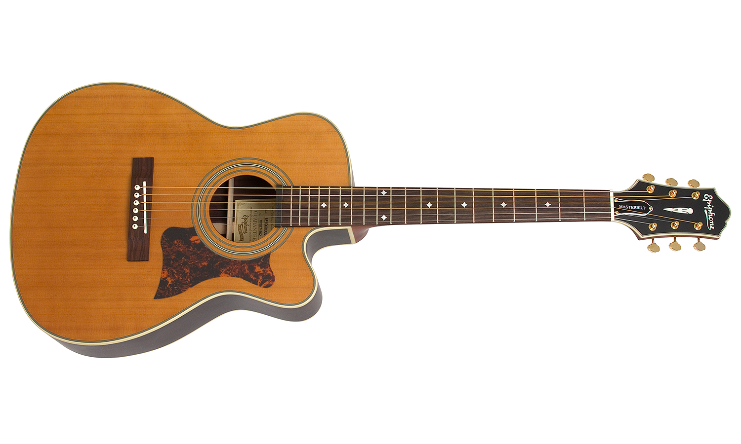 Epiphone Masterbuilt Ef-500rcce Om Gh - Natural Satin - Westerngitaar & electro - Variation 1