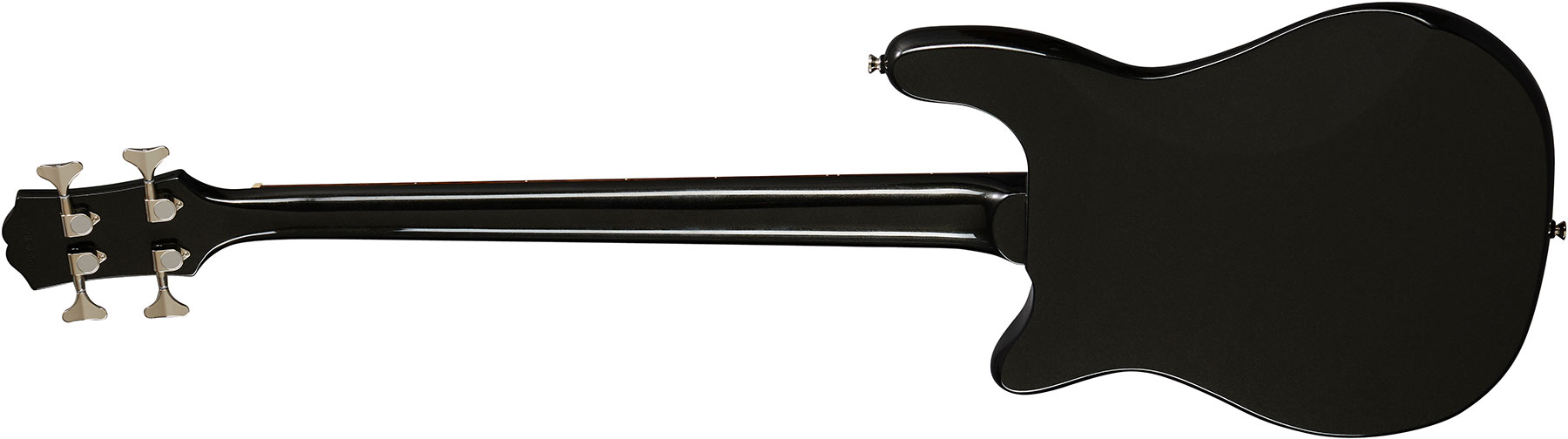 Epiphone Embassy Bass Original Lau - Graphite Black - Solid body elektrische bas - Variation 1
