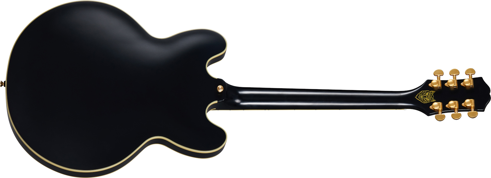 Epiphone Emily Wolfe Sheraton Stealth 2h Ht Lau - Black Aged - Semi hollow elektriche gitaar - Variation 1