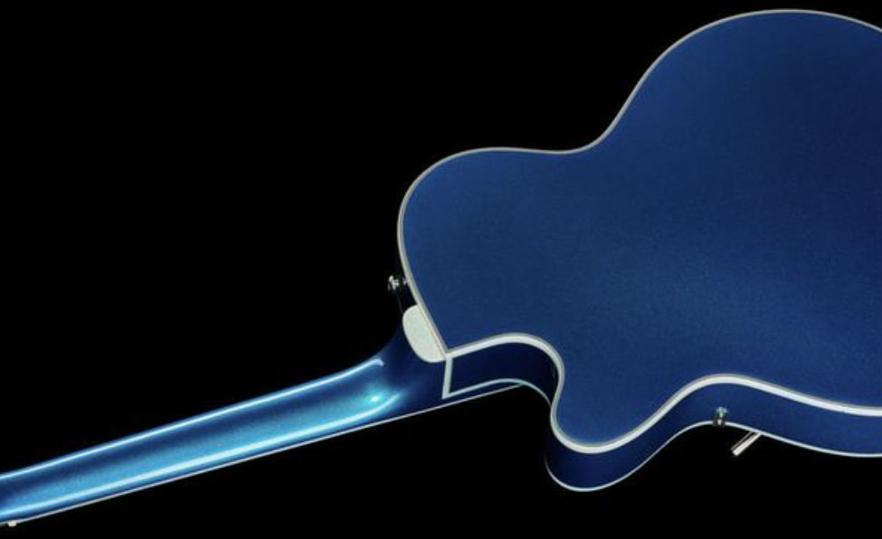 Epiphone Emperor Swingster Archtop 2h Trem Lau - Delta Blue Metallic - Hollow bodytock elektrische gitaar - Variation 2