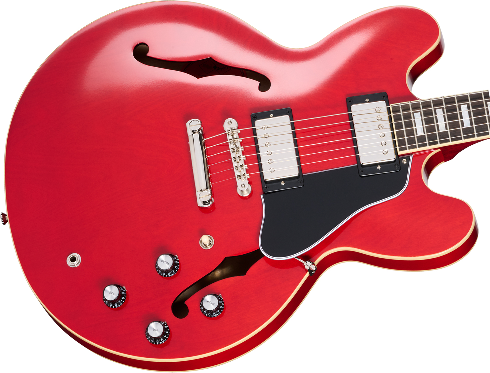 Epiphone Es335 1962 Reissue Ins.by.g.c 2h Gibson Ht Rw - Sixties Cherry - Semi hollow elektriche gitaar - Variation 2