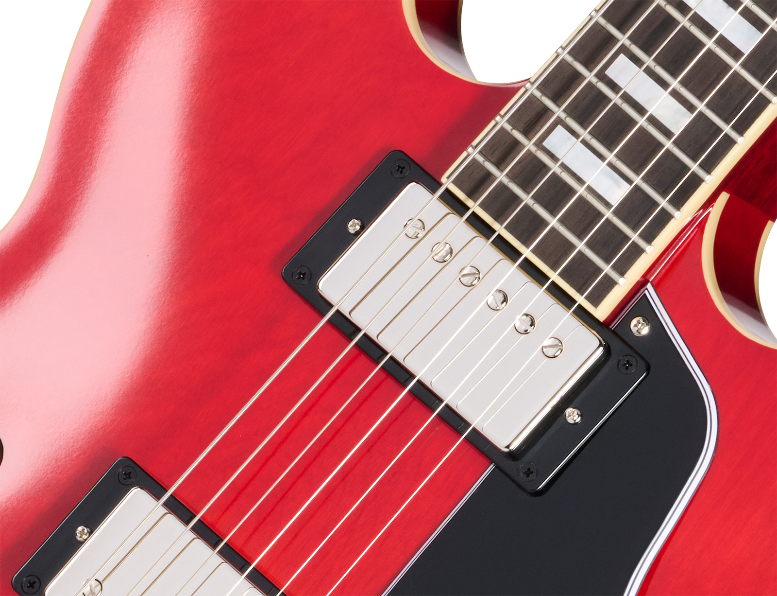 Epiphone Es335 1962 Reissue Ins.by.g.c 2h Gibson Ht Rw - Sixties Cherry - Semi hollow elektriche gitaar - Variation 3