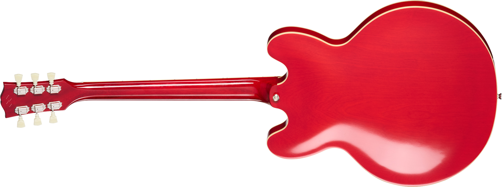 Epiphone Es335 1962 Reissue Lh Ibgc Gaucher 2h Gibson Ht Rw - Sixties Cherry - Semi hollow elektriche gitaar - Variation 1