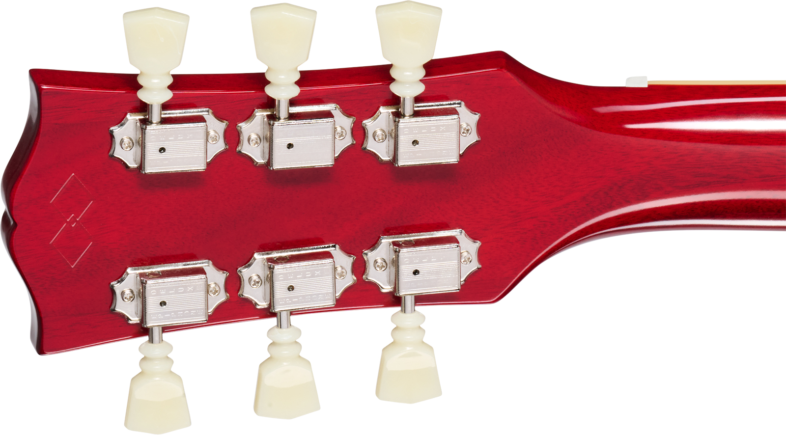 Epiphone Es335 1962 Reissue Lh Ibgc Gaucher 2h Gibson Ht Rw - Sixties Cherry - Semi hollow elektriche gitaar - Variation 4