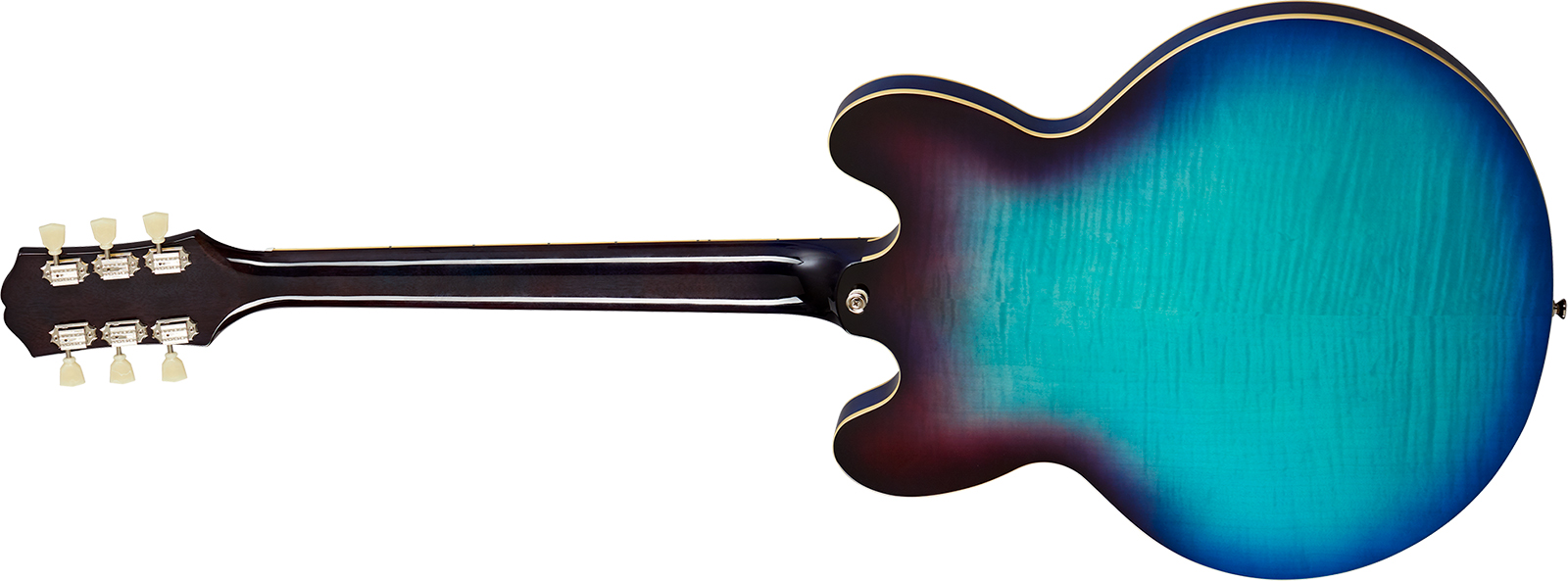Epiphone Es335 Figured Ibg Original 2h Ht Rw - Blueberry Burst - Semi hollow elektriche gitaar - Variation 1