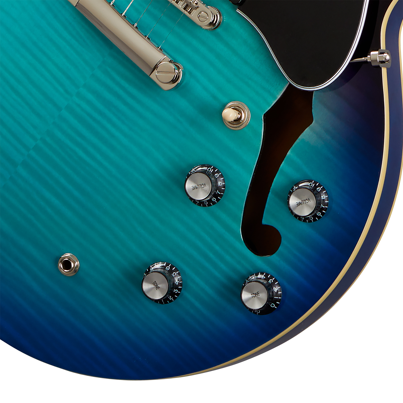 Epiphone Es335 Figured Ibg Original 2h Ht Rw - Blueberry Burst - Semi hollow elektriche gitaar - Variation 3