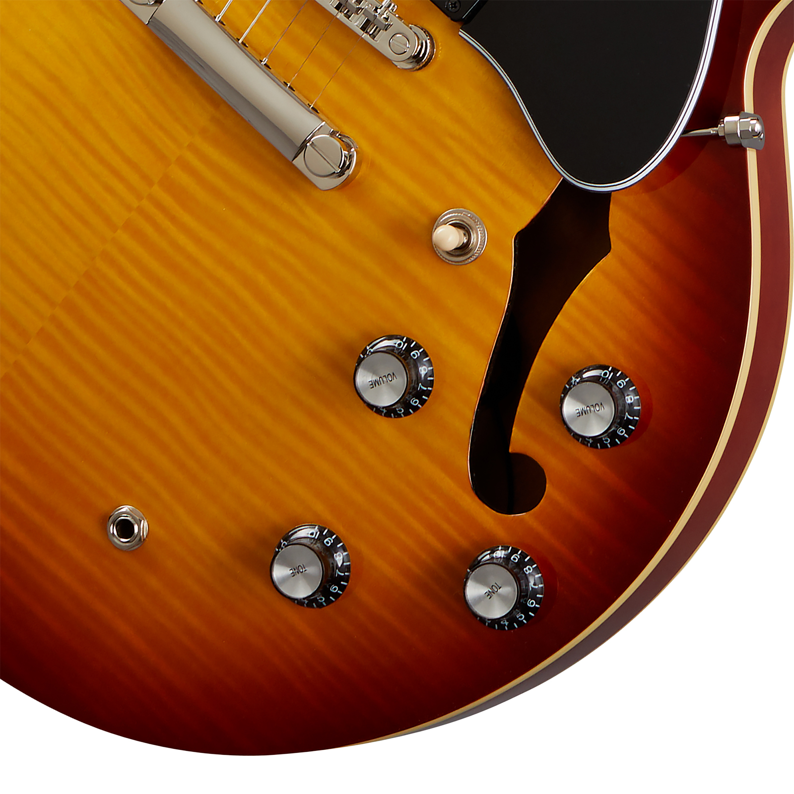 Epiphone Es335 Figured Ibg Original 2h Ht Rw - Raspberry Tea Burst - Semi hollow elektriche gitaar - Variation 3