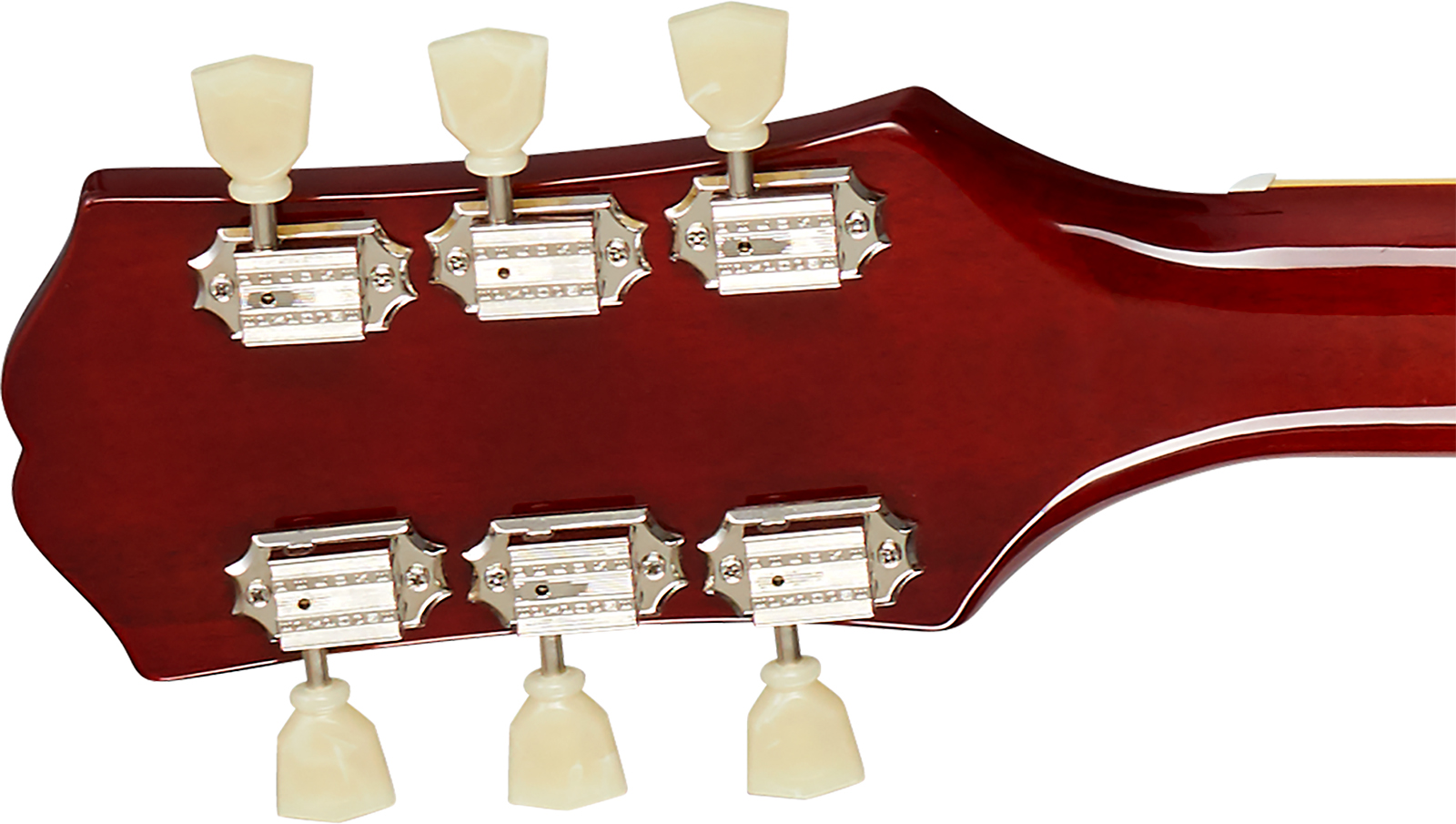 Epiphone Es335 Figured Ibg Original 2h Ht Rw - Raspberry Tea Burst - Semi hollow elektriche gitaar - Variation 5