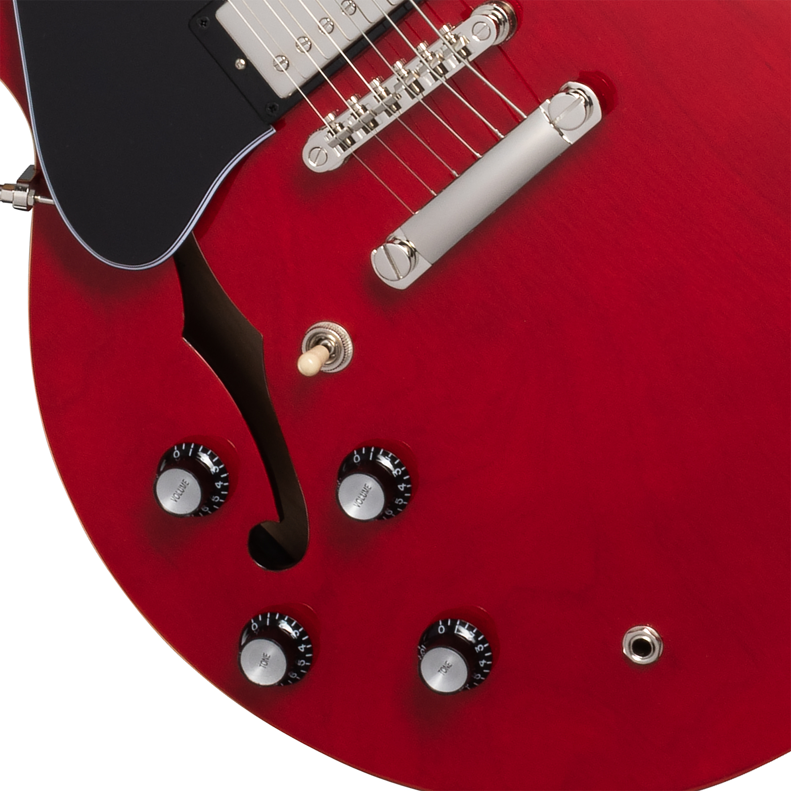 Epiphone Es335 Lh Ibg Original Gaucher 2h Ht Rw - Cherry - Linkshandige elektrische gitaar - Variation 3