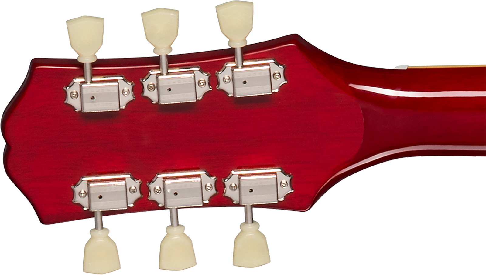 Epiphone Es335 Lh Ibg Original Gaucher 2h Ht Rw - Cherry - Linkshandige elektrische gitaar - Variation 5