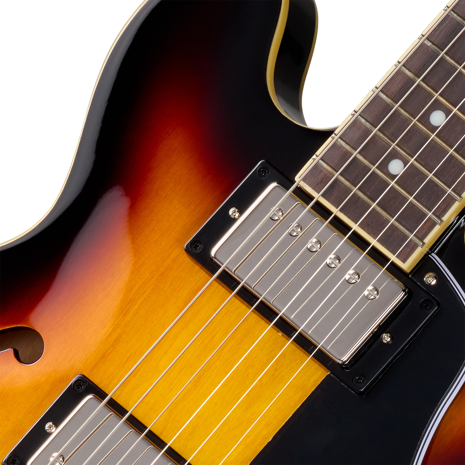 Epiphone Es339 Ibg 2h Ht Rw - Vintage Sunburst - Semi hollow elektriche gitaar - Variation 2