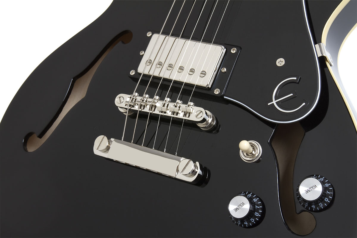 Epiphone Es-339 Pro Ch - Ebony - Semi hollow elektriche gitaar - Variation 3