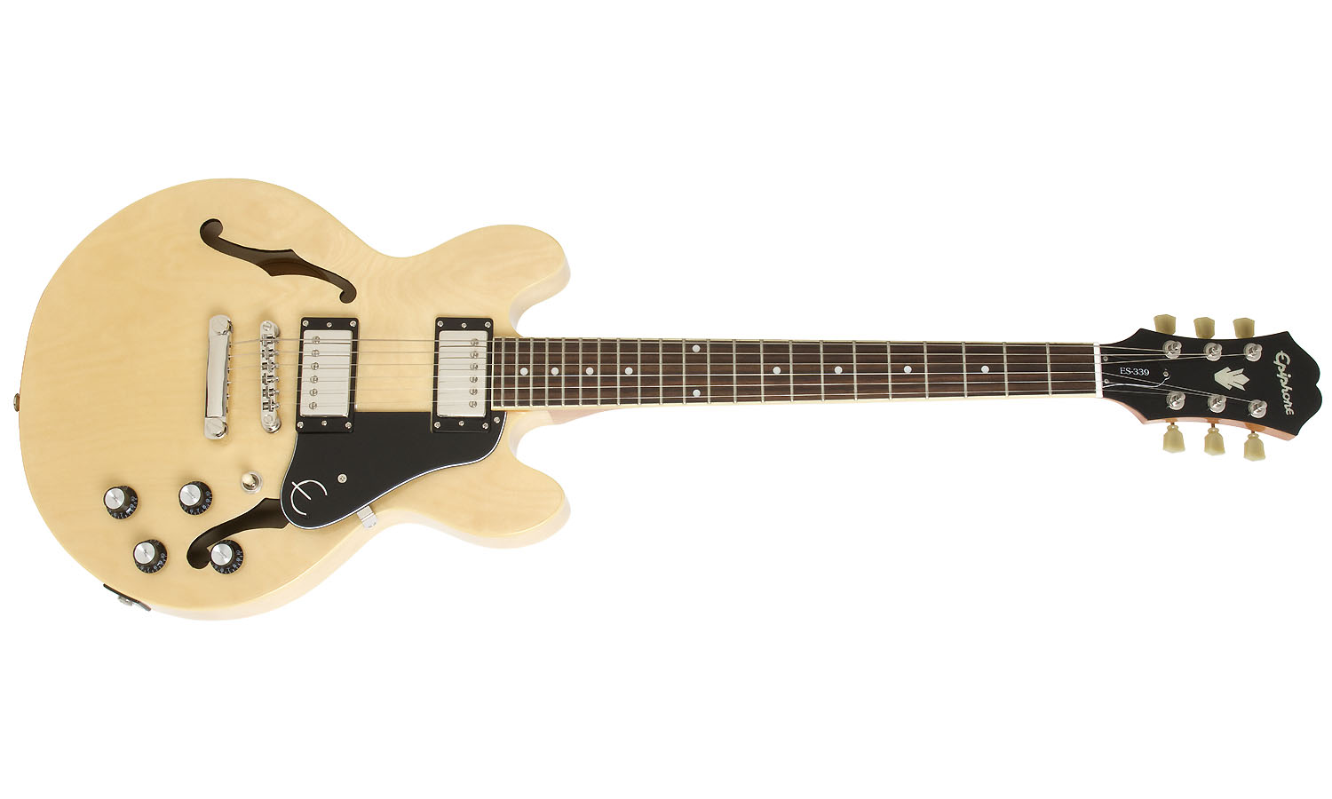 Epiphone Es-339 Pro Ch - Natural - Semi hollow elektriche gitaar - Variation 1